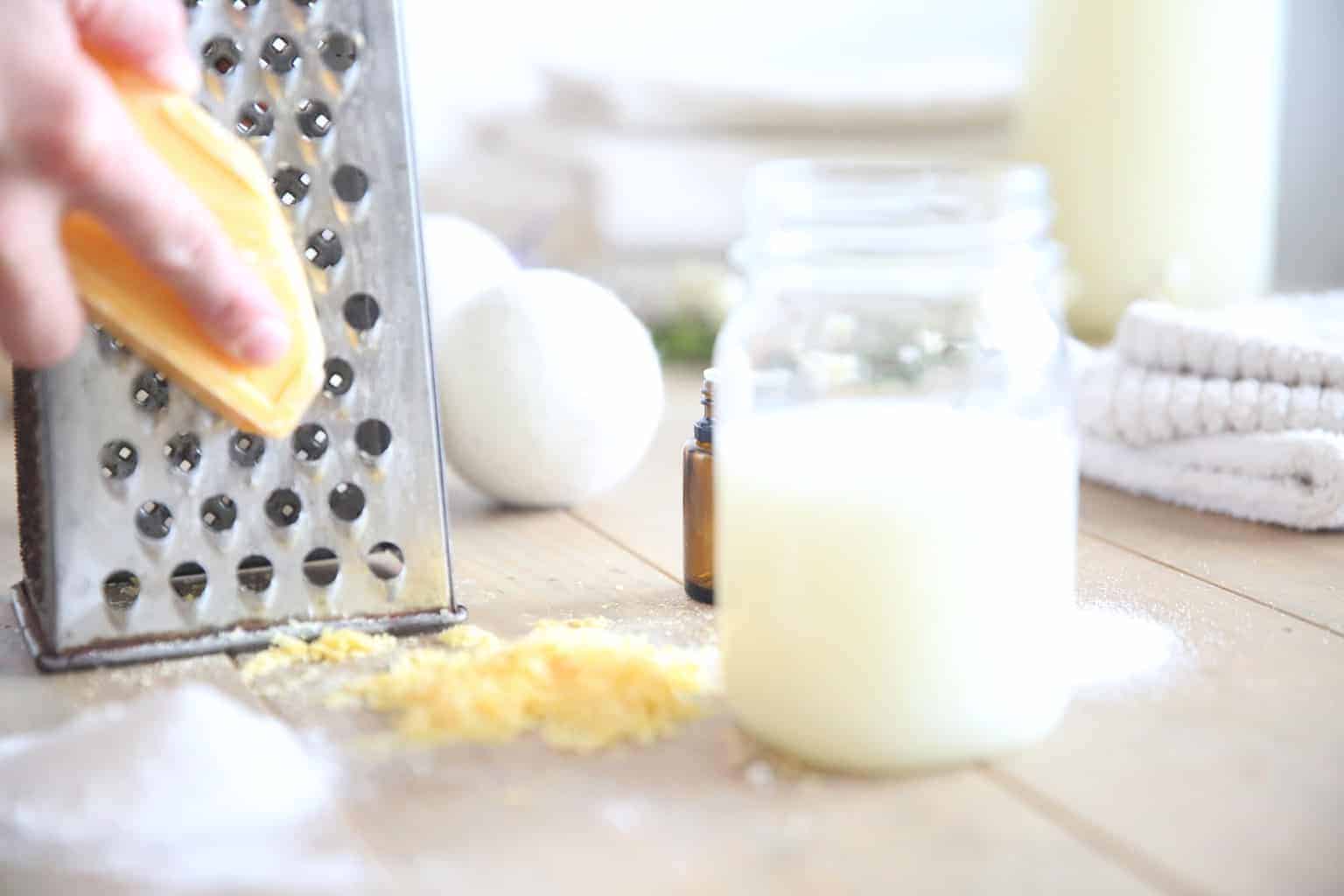 Homemade Laundry Soap with Essential
