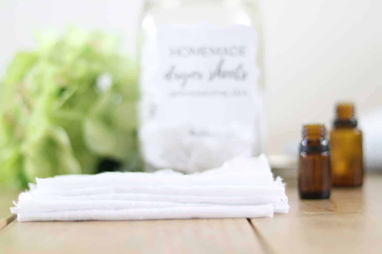 How to Make Natural Dryer Sheets - Our